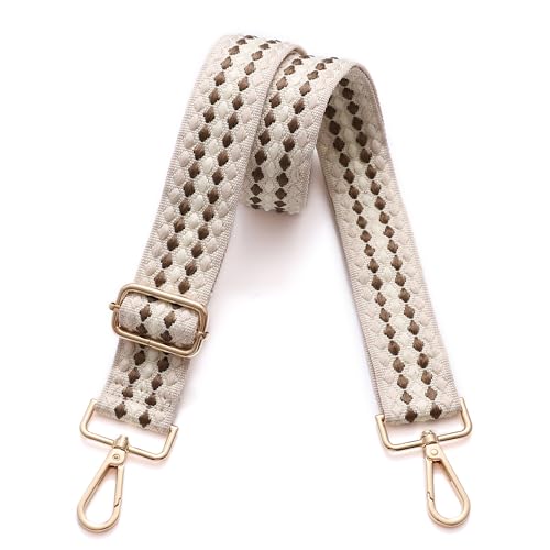 Image of S-Jacorry Purse Strap Replacement Crossbody Wide Shoulder Strap Adjustable Canvas Straps Handbag Strap Replacement Belts