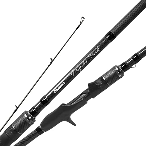 Canne en carbone 46 tonnes Okuma Psycho Stick au design épuré