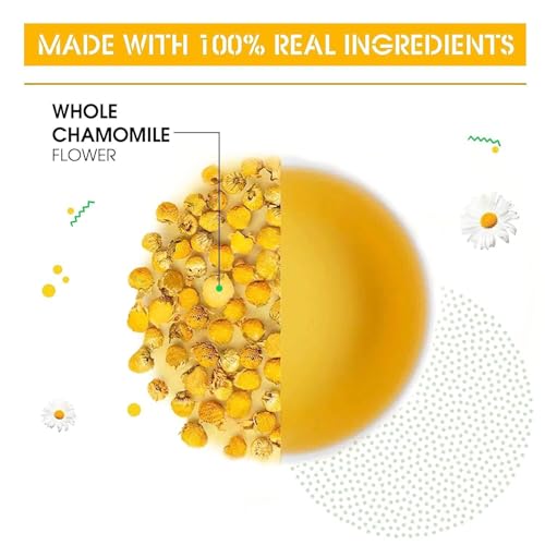 Image of Teabox Premium Pure Chamomile Flowers Tea - 30g | Caffeine Free Herbal Infusion | Vegan | Non-Bitter - GMO Free
