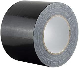 GTSE Wide Silver Duct Tape, 100mm x 50m, 4 Waterproof Strong Adhesive Gaffer Tape for Patching, Sealing, Securing Cables and Labelling, Heavy Duty Tape, One Roll