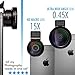 Camera Lens Kit by Coral Entertainments | Professional Telephoto, Macro & Wide Angle Lenses | Tripod and Selfie Remote Control | for iPhone, Samsung, iPads, Tablets | Hard Case & Universal Clip