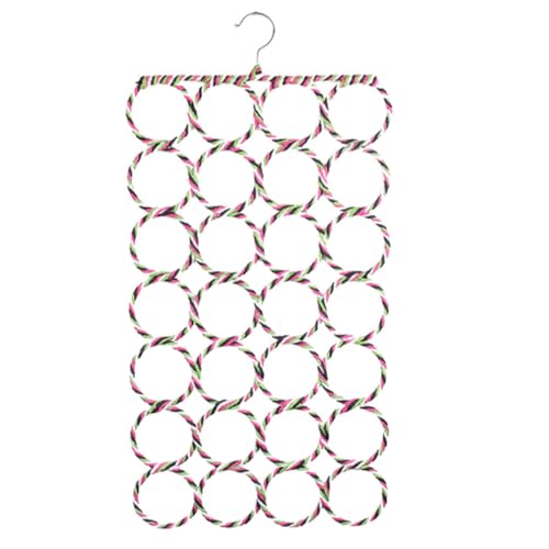 lmoikesz Support de Cintre pour Foulard à 28 Trous, pour Un Rangement Propre et Bien rangé des Foulards, Support de Cintre pour Foulard à 28 12 Trous,...