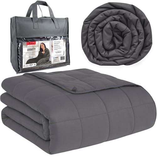 severno Couette lestée Gravity 6 - 150 x 200 cm - 6,8 kg - Gris