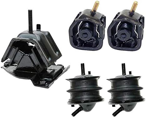 For 1993-1995 Acura Legend 3.2L Engine Motor Mount Set 5PCS : A6515, A6515, A6554, A6555, A6555 - K0789