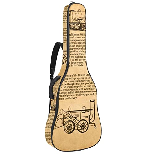 Housse imperméable pour guitare acoustique avec double bandoulière et poche Rose, Multicolore 02, 42.9×16.9×4.7 in… - Les Beatles, Paul McCartney, John Lennon, RIngo Starr, George Harrison Housse imperméable pour guitare acoustique avec double bandoulière et poche Rose, Multicolore 02, 42.9x16.9x4.7 in…
