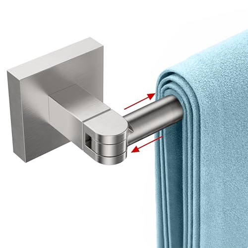 RUACQ Corner Towel Racks for Bathroom Wall Mounted, 180° Rotating