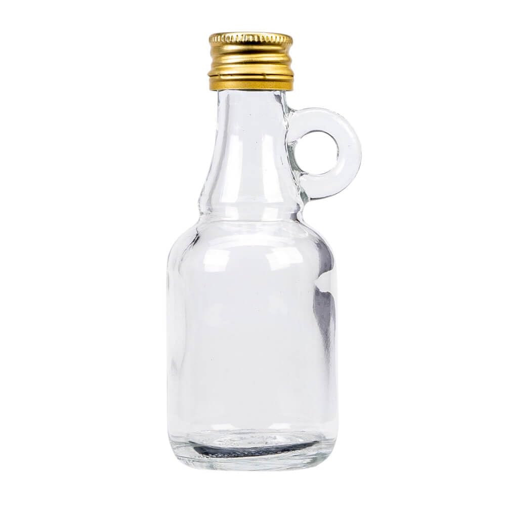 Galonik - Mini botella de cristal (40 ml, para aceite, vinagre y licores (100 unidades)