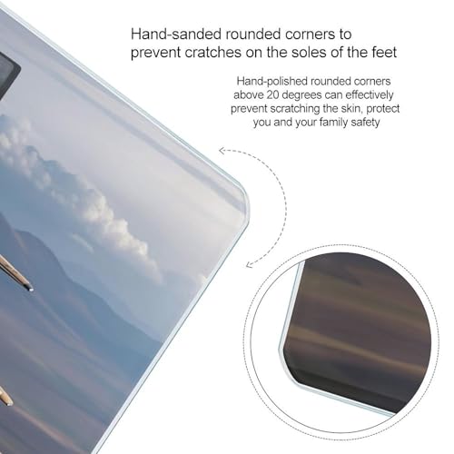 Báscula digital para baño US Army Plane con pantalla grande miniatura 4