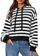 Striped Black White
