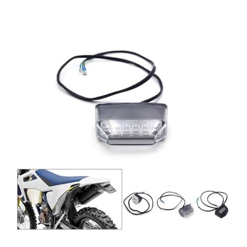 Feu arrière LED moto et plaque pour FE250 FE350 TE300