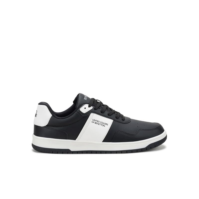 Image of United Colors of Benetton Mens United Colors of Benetton Solid Lace-up Sneakers Sneaker