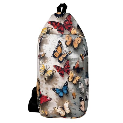 Sac de randonnée multicolore compact 16cm avec sangle poitrine homme femme