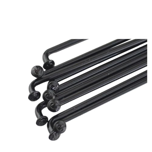 Rayons 14G noirs en acier pour vélo de montagne et route 195 mm