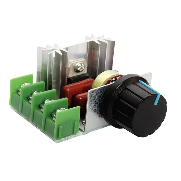 SP 2000W SCR Triac Electric Voltage Regulator, Thyristor Module, E-Dimmer AC 220V - Temperature/Motor Speed Controller, Light Dimmer (Pack of 1)