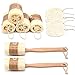 Produktbild Natürliche Luffa,Yueser 10 Stücke Luffa Schwamm Natürliche Luffa mit Schlüsselband für die Körperpflege Geschirrspühlen Putzen und Duschen (3 Stile)