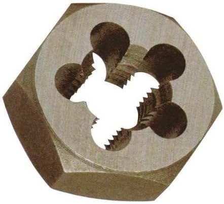 Hex Rethreading Die, Std 1In, 12 Pitch