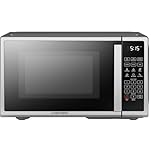 Chefman Countertop Microwave Oven 1.1 Cu. Ft. Digital Stainless Steel Microwave 1000 Watts with 6 Auto Menus, 10 Power Levels, Eco Mode, Memory, Mute Function, Child Safety Lock, Easy Clean