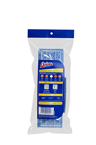 Quickie Butterfly Sponge Floor Wet Mop For Cleaning, Blue, Built-In Wringer, Indoor/Outdoor, Clean Tile/Bathroom/Garage/Linoleum/Wood, Commerical And Residential Use(454) #TOP2