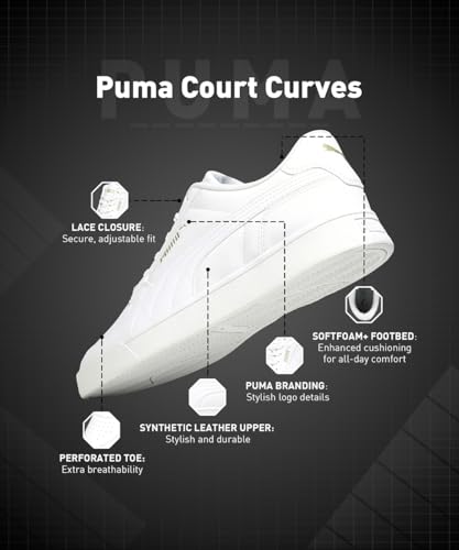Image of Puma Unisex-Adult Court Curves Sneaker
