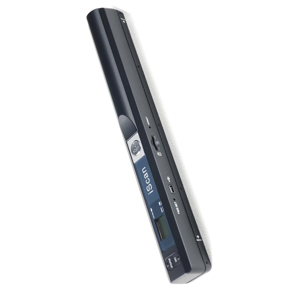 Osmond Escáner Portátil de 900 dpi para Documentos A4. Pantalla LCD Compatible con Formatos JPG/PDF. Ideal para Libros e Imágenes.