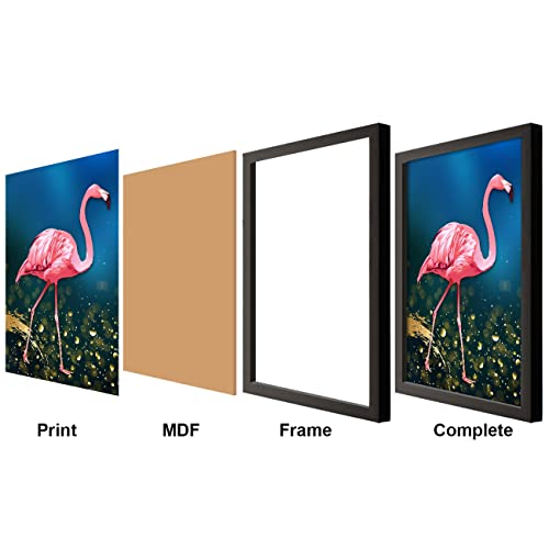 Image of PAINTINGMANTRA Set of 2 Landscape Theme Canvas Painting Painting For Living Room Size-13x13 Inches