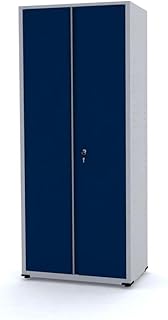 Armário 2 Portas Aço 4 Prateleiras Ap409sl Pandin Móveis