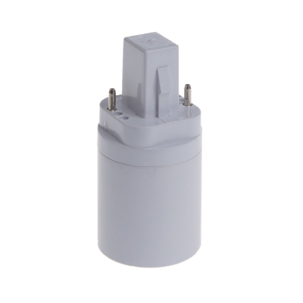 Lot De 16 Adaptateurs G24D Vers E27/E12 | Support Ampoule | Conversion Douille | Blanc