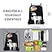 GGNKDL Mochila colorida con diseño de unicornio con cordón y cremallera Imagen de GGNKDL Mochila colorida con diseño de unicornio con cordón y cremallera