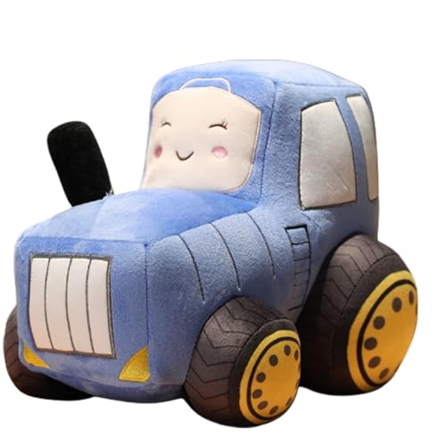 Jouet tracteur mignon doudou peluche oreiller de canapé enfant