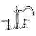 Brizo 65336LF-PC Tresa Bathroom Faucet Double Handle Widespread with Metal Lever Handles, Chrome