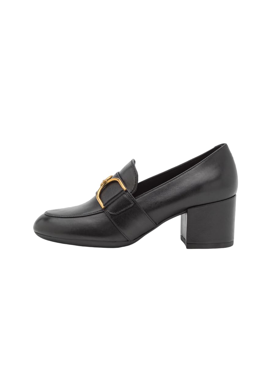 Geox Women's D GISELDA A Pumps, Black, 4 UK