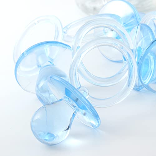 Image of 36PCS Acrylic Baby Pacifier for Baby Shower Favor,Baby Pacifiers Necklace Acrylic Baby Pacifier for Baby Shower Supplies Baby Shower Table Decorations Baby Shower Games (36,White 2.5 inch)
