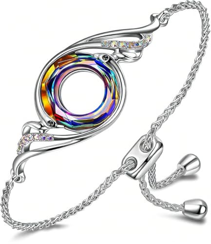 Kate Lynn Slider Bracelets for Women Crystal Bracelet Jewelry Birthday Gifts for Women Wife...