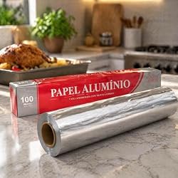 papel alumínio reforçado para culinária