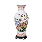 vase chinois famille rose Les motifs dessinés à la main sont délicates et lisses, et les lignes sont délicates et claires.