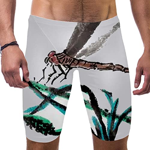 Maillot de bain long homme libellule pour vos journées plage en XL