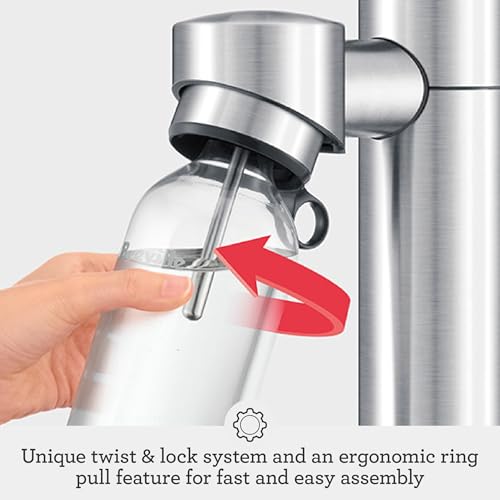 Breville InFizz Aqua Sparkling Water Maker, Brushed Stainless Steel - image 3