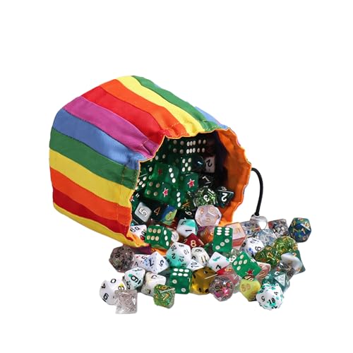 Bolsa para Dados de Mahjong con Cordón Arcoíris miniatura 1