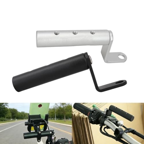 Soporte de manillar extensible de moto para montaje estable de espejo 2