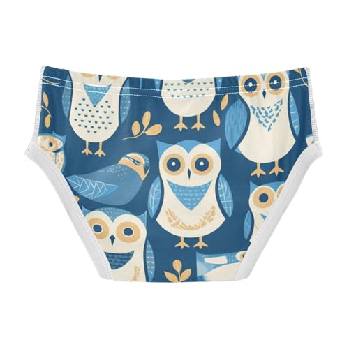 KLL Owl Bluoddler Boys' Cotton Athletic Underwear Breathable Children Panties2