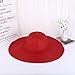 Big Beach Hats for Women Foldable Summer Wide Brim Packable Oversized Sun Hat Lady Girl Travel Straw Hat Red