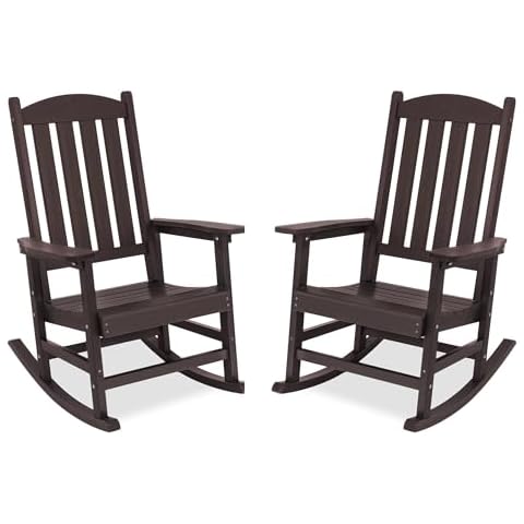 LUE BONA Outdoor Rocking Chairs Set Cover