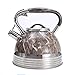 zyy Tetera Teteras Silbantes Camino de Mármol Hervidor de Té De Inoxidable de Grado Alimenticio 201 Kitchencraft Living Nostalgia 3,5 litros (3,72 Qt) (Color : Black)