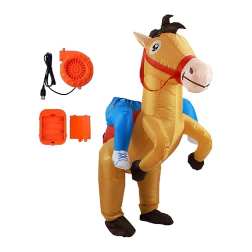 bnf Inflatable Horse Costume Cute Blow Costume for Carnival Stage Show Adults | Clothing, Shoes & Accessories | Costumes, Reenactment, Theater | Costumes | Unisex Deal