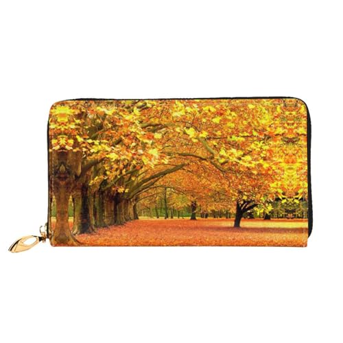 Portefeuille cuir Automne Trees femme idéal pour vos sorties et voyages