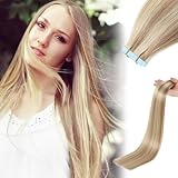 【Installation & Pflegeanleitung】Um eine hervorragende Leistung der Tape Extensions Echthaar zu gewährleisten, waschen Sie Ihr Haar und trocknen Sie es vollständig, bevor Sie die Tape-ins anbringen. Waschen Sie Ihr Haar nicht innerhalb von 48 Stunden nach der Installation der Tape in Extensions Echthaar. Mit der richtigen Pflege bleiben die Haarverlängerungen weich. Das Klebeband ist sehr klebrig. Normalerweise sollten Sie das Klebeband alle 4-6 Wochen austauschen.