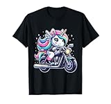 Unicorn Riding A Motorcycle Rainbow Shop