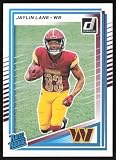 2025 DONRUSS #335 JAYLIN LANE RATED ROOKIE WASHINGTON COMMANDERS FOOTBALL OFFICIAL TRADING CARD OF NFL