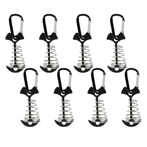8lots Tent Pegs Beach Tent Pegs Canopies Stake High Strengths Steel Tent Anchors for Camping Travel