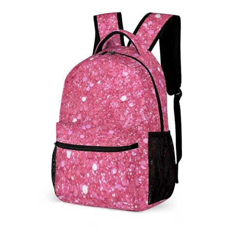 Sparkling Glitter Backpack for Men Women, Durable Small Backpack Casual Lightweight Daypack for Travel Bag4
